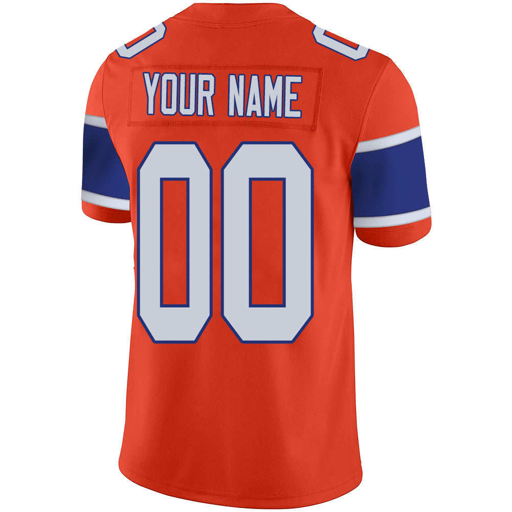 Custom D.Broncos Stitched American Football Jerseys Orange Personalize Birthday Gifts Jersey
