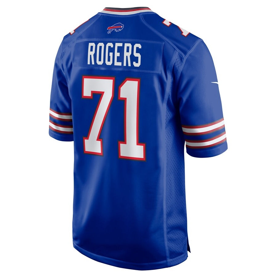 B.Bills #71 Casey Rogers Royal Team Game American Football Jerseys