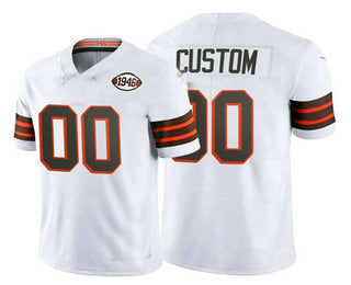 C.Browns ACTIVE PLAYER Custom 1946 Vapor American Jerseys Stitched Football Jerseys