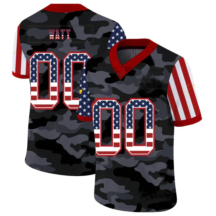 Custom IN.Colts American Team 32 and Number and Name 2020 Camo Salute to Service Limited Jersey Football Jerseys
