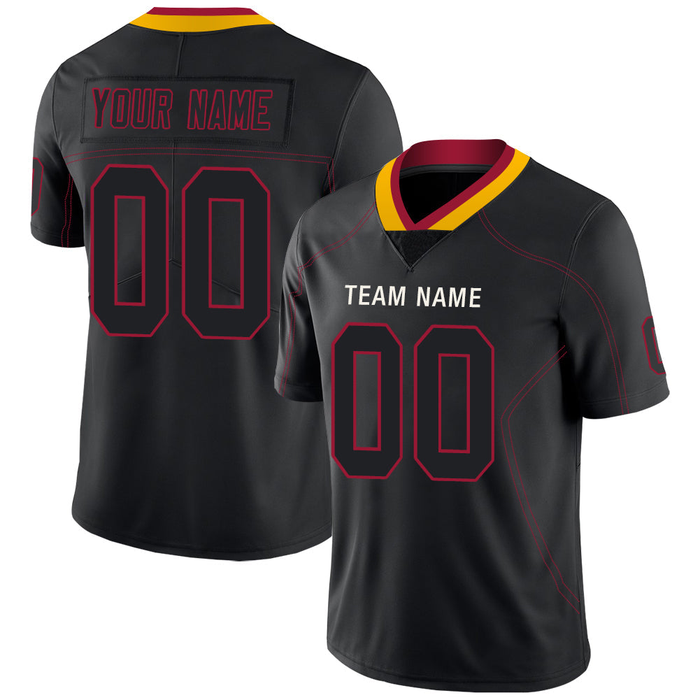 Custom A.Cardinal Men American Black Fashion Stitched Football Jerseys