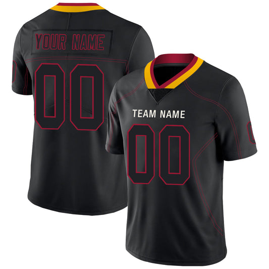 Custom A.Cardinal Men American Black Fashion Stitched Football Jerseys